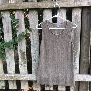 sage green knit top